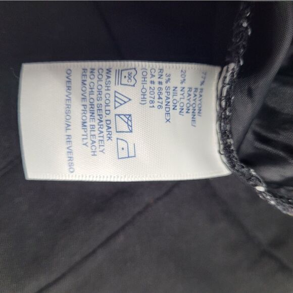 VINTAGE Y2K trouser Tommy Hilfiger black stretch bootcut pant 14 - Picture 4 of 7